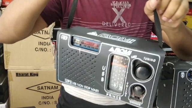 BHARAT KING BEST RADIO BLUETOOTH FM CHARGEABLE BLUETOOTH 5 BAND RADIO