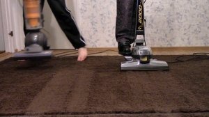Rubber Backed Rug: Kirby G6 vs Dyson DC40 MKII