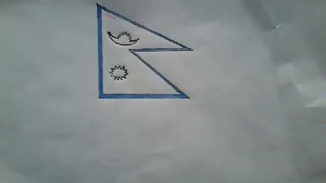 How to draw the flag of Nepal step by step || LY Drawing School.. смотреть онлайн