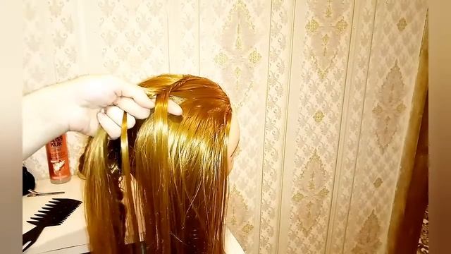 Урок 55. Прическа на торжество из трёх кос " Рыбок" Красиво,элегантно и просто.