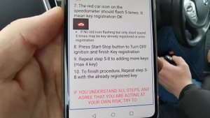 Прописываем ключ Ниссан Лиф через смартфон