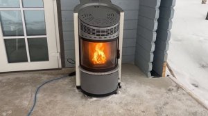 Пеллетный камин PC-P03 (11KWh) – демонстрация работы
