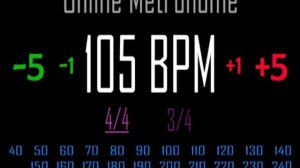 Metronomo Online - Online Metronome - 105 BPM 4/4