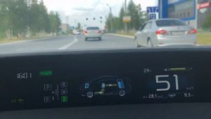 Работа адаптивного круиз контроля