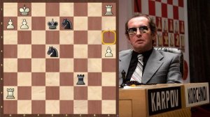 Фильм "Чемпион мира" 2021 Задача по шахматам (Корчной Карпов)