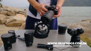 SeaFrogs 40M/130FT Underwater camera housing for Sony A7 II A7R II A7S II New Generation