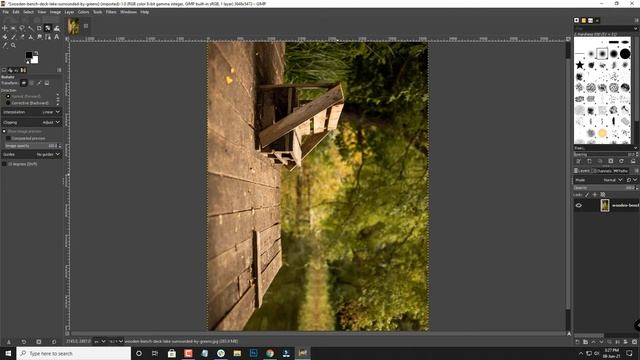 How to Rotate an Image in GIMP | Layer Rotating Tutorial for Beginners