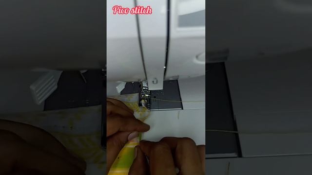 picot stitch in RANEW/JAGUAR sewing machine