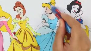 принцесс раскраска | чайная вечеринка - Pаскраски для детей - как рисовать - книжка-раскра