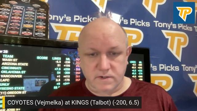 Arizona Coyotes vs LA Kings 10/24/2023 FREE NHL Picks and Predictions on Morning Steam Show