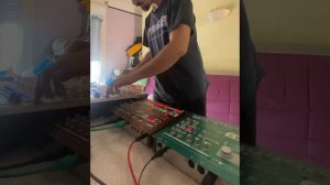 Korg ea-1 mk2 x Korg er-1 mk2 x Roland MC-808 oldschool tekno tribe