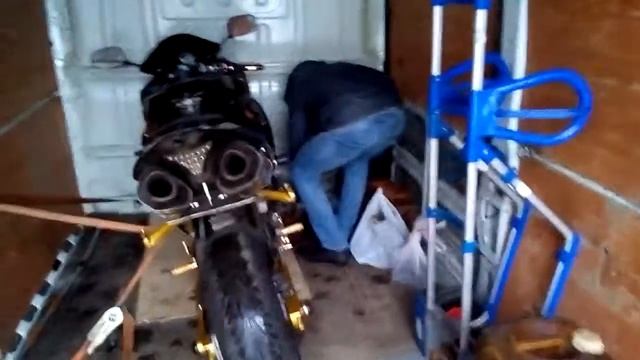 Погрузка и крепление мотоцикла смотреть онлайн