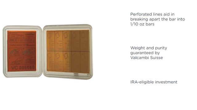 10x 1/10 oz Gold CombiBar™ (In Assay) | APMEX® смотреть онлайн
