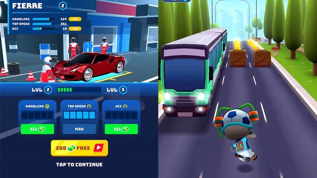 Race Master 3D Vs Talking Tom Gold Run - SpeedRun Gameplay Android, iOS #235 смотреть онлайн