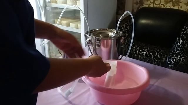 Доильный аппарат из Китая. Инструкция по эксплуатации. смотреть онлайн