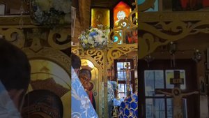 Многолетие по случаю дня рождения возглашает протодиакон Захария Ковальчук