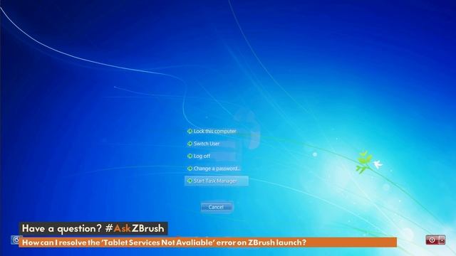 #AskZBrush: “How can I resolve the 'Tablet Services Not Available' error on ZBrush Launch?"