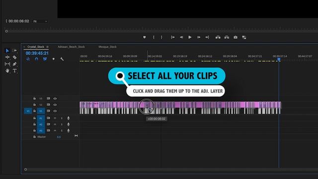 Adobe Premiere Pro: Ripple delete all gaps between clips смотреть онлайн