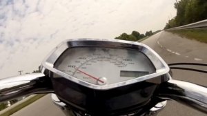 Honda Fury Top Speed Run "Go-Pro HD"