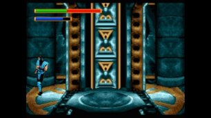 Sega Mega Drive 2 (Smd) 16-bit Mortal Kombat 5 Sub Zero Stage 4 Quan Chi's Sanctuary