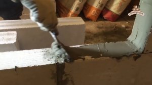 Как самому сделать стенку из пеноблоков?