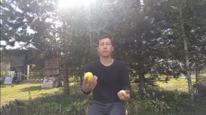 Мастер-класс. Жонглирование тремя мячами: трюки "теннис" и "колонны"