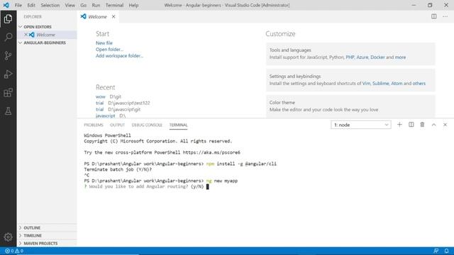 Angular 9 | Angular CLI Installation