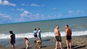 #НОВОМИХАЙЛОВСКИЙ 23.07.22 ПОГОДА, ШТОРМ, УТРО