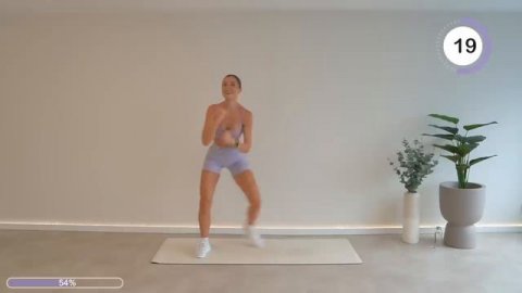 40 Min High Intensity Fat Burning HIIT _ ALL STANDING - NO JUMPING, No Repeat, Knee Wrist Friendly