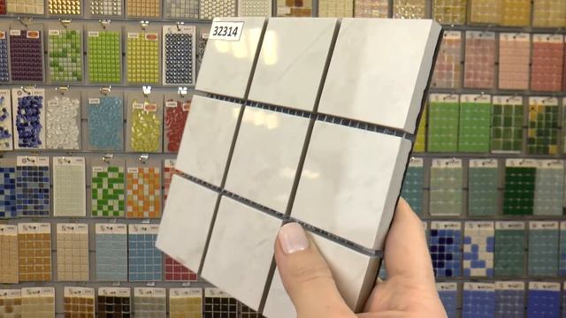 Бежевая мозаика из полированного керамогранита смотреть онлайн