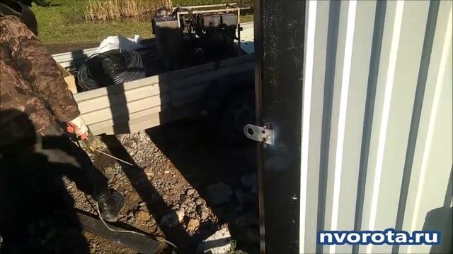 Откатные ворота 6 метров для дачи смотреть онлайн