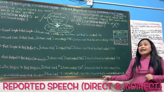 ESL Grammar - Reported Speech | Direct Speech and Indirect Speech | прямая и косвенная речь #esl смотреть онлайн
