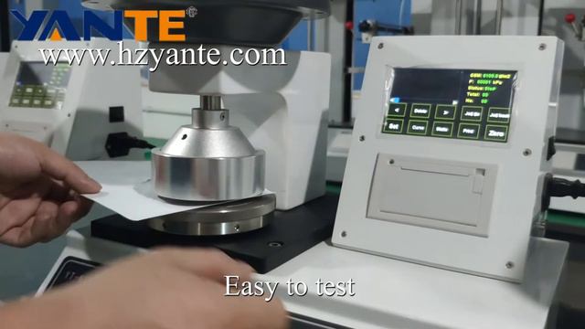 YT-NPY1600Q burst testr for paper - operation video смотреть онлайн