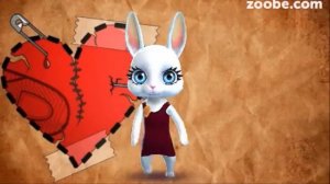 Zoobe Зайка Мое сердце магнит