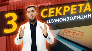 ДЕЛАЙ ШУМОИЗОЛЯЦИЮ КАК ПРОФЕССИОНАЛ — 3 секрета шумоизоляции от TSI