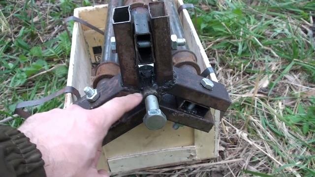 САМОДЕЛЬНАЯ ТРЕНОГА ДЛЯ ЦЕПНОЙ ТАЛИ/ВЫКОРЧЕВЫВАЮ ДЕРЕВЦА БЕЗ ТРУДА!
