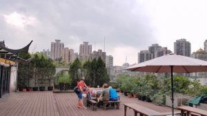 Шанхай. Старият град. Чайна на последния етаж.