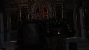 Молебное пение перед иконой Божией матери" Умиление" ((Серафимо - Дивеевская) Локотская)).
