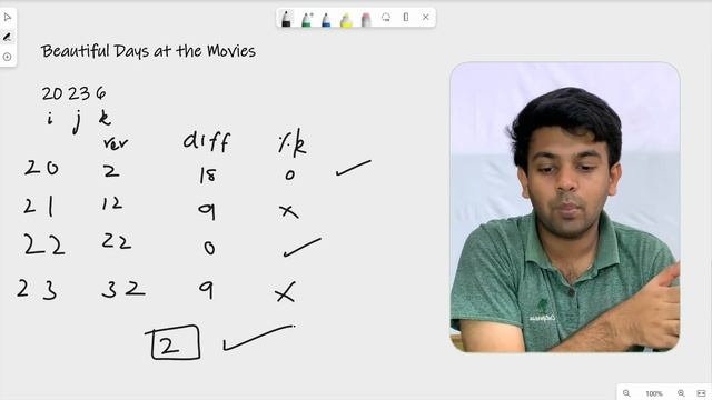 Beautiful Days at the Movies | Hacker Rank |#100DaysOfCode | code io English