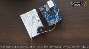 IOT Project for Obstacle Detection via IR Transmitter and Receiver with Ethernet Shield - PART 5