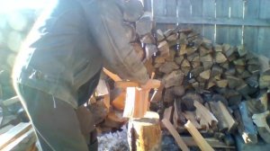 легкий колун из старого топора за 10 минут.