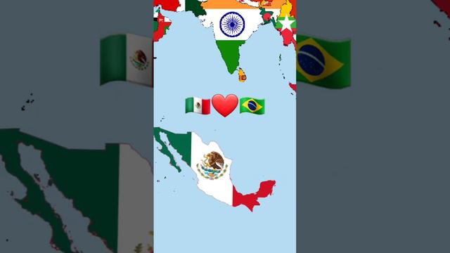 Country That Love Brazil 🇧🇷❤️ (request) #short #country #brazil #argentina #spain