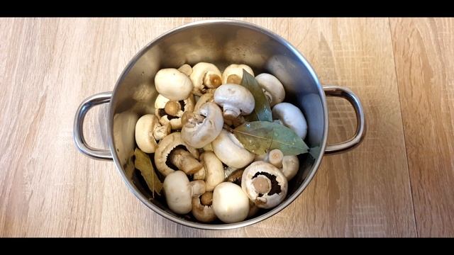 маринованые грибы быстрого приготовления. Pецерт в подарок