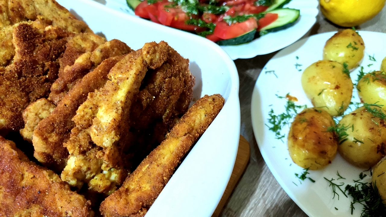"ОТБИВНЫЕ"ШНИЦЕЛЬ ИЗ КУРИНОГО ФИЛЕ⭐ Ольгины Рецепты.