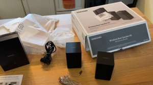 Samsung Wireless Rear Speaker Kit SWA-8500s - Unboxing & Setup