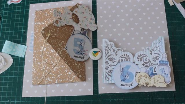 5 разворот. Мастер класс. Скрапбукинг.mp4 смотреть онлайн