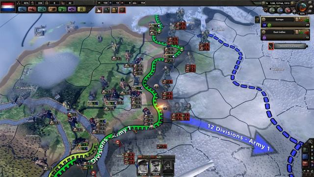 A Dutch War Story, HOI 4,The Great War mod, Ep 7, Let's Play, Video смотреть онлайн