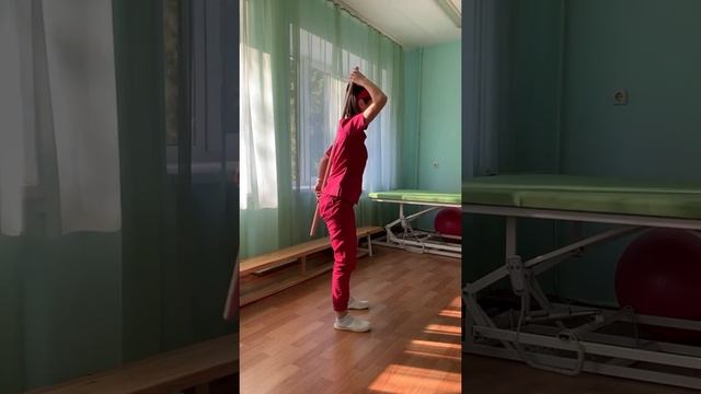Упражнения с гимнастической палкой для осанки смотреть онлайн