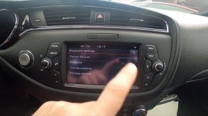 How to Find and Manage Bluetooth Settings in Kia Ceed II ( 2012 - 2018 ) - Manage Bluetooth