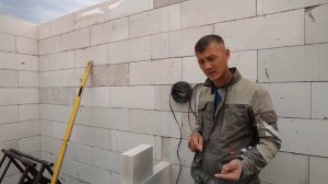 Как правильно возвести, связать перегородку газоблока к основной стене